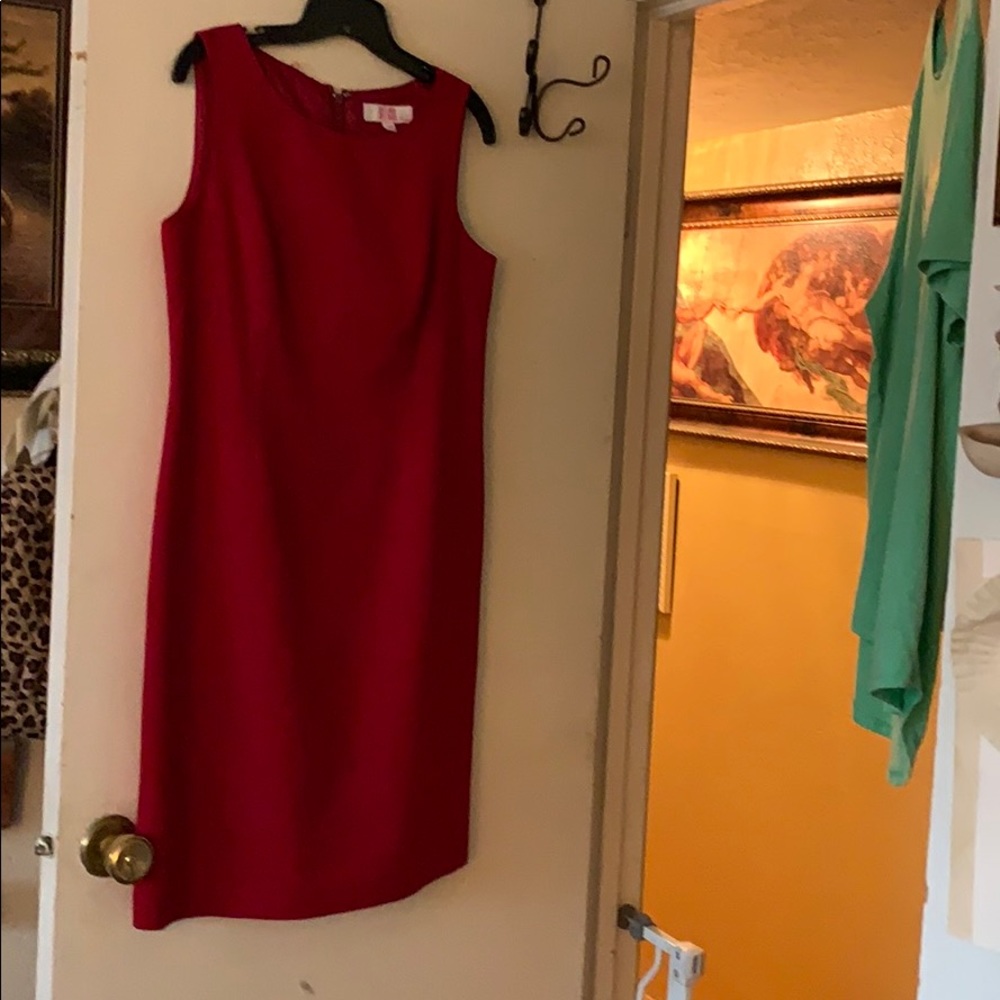 Woman’s Red Dress